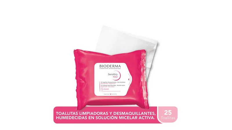 SENSIBIO H2O TOALLITAS DESMAQUILLADORAS X25